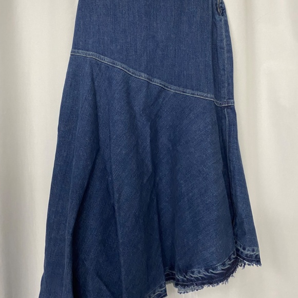 New Zara Denim Assymetrical Skirt - Picture 2 of 3